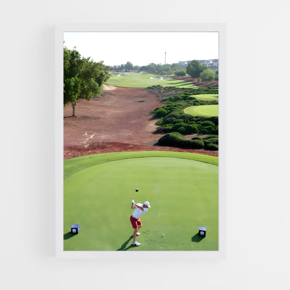 Poster world tour – affiche Golf (vue 3)